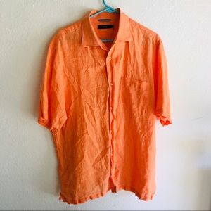 ZegnaSports orange short sleeves shirt